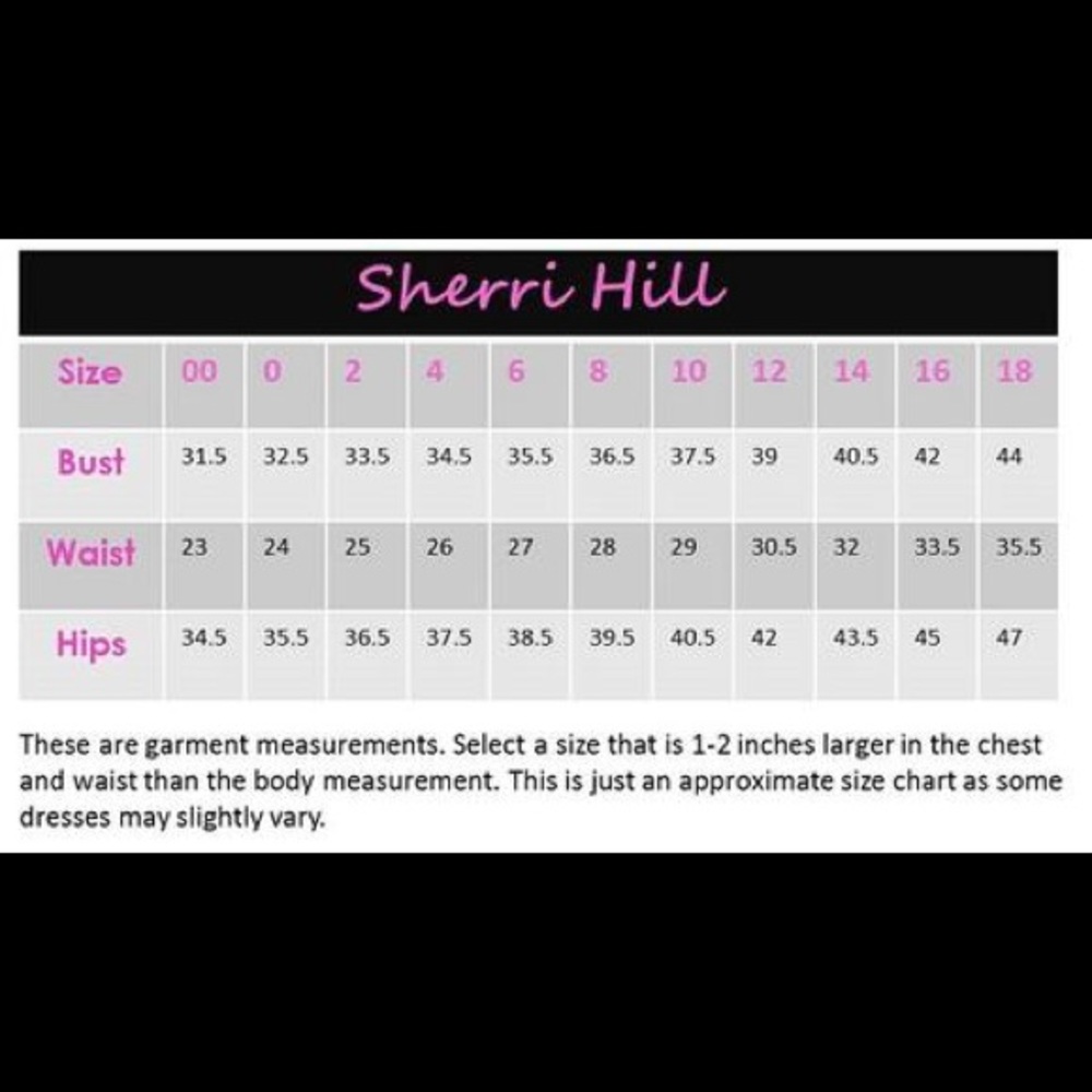 SHERRI HILL-RED BEADED PROM GOWN - Picture 5 of 5